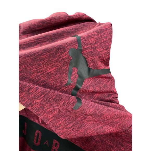Jordan Red Dri-FIT Hoodie – Youth Large – Black Chest Print - Picture 10 of 11